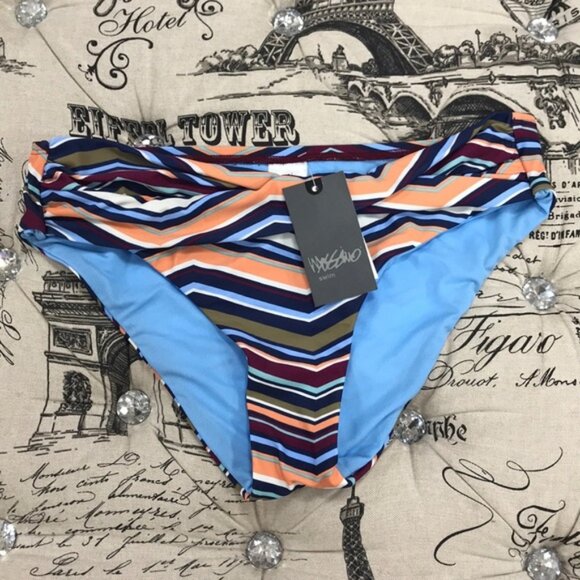 Mossimo Sash Waist Printed Bikini Bottoms - Picture 4 of 6